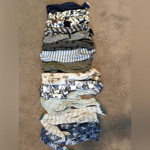 Nuetral Newborn Baby Boys Sleepers Lot/Bundle